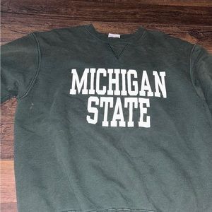 champion michigan state crewneck